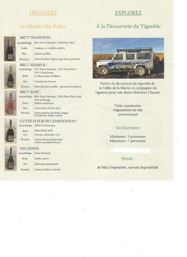 Épernay Les Chambres En Champagne מראה חיצוני תמונה